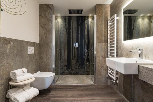 Kúpeľňa v ubytovaní Albergo Centrale