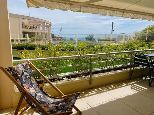 "Azur" T3 vue mer, Parking, Clim, Terrasse, Wifi !