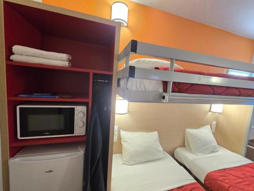 Premiere Classe Troyes Sud - Parc St Thibault - Buchèresにあるベッド