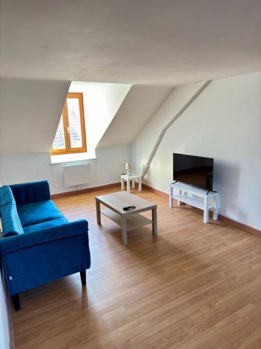 Ruang duduk di Cosy 4 - Montbéliard centre 80m2