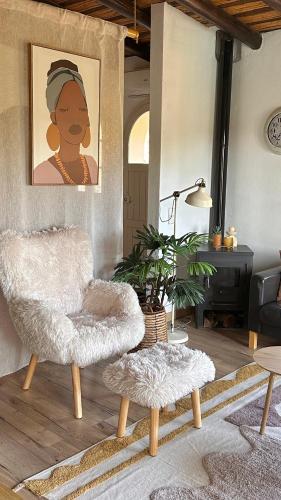Ruang duduk di Casa Sereno