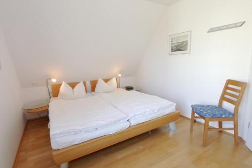 Ένα ή περισσότερα κρεβάτια σε δωμάτιο στο Haus Kiek Över 9