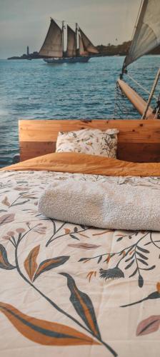 A cozy bedroom in an apartment