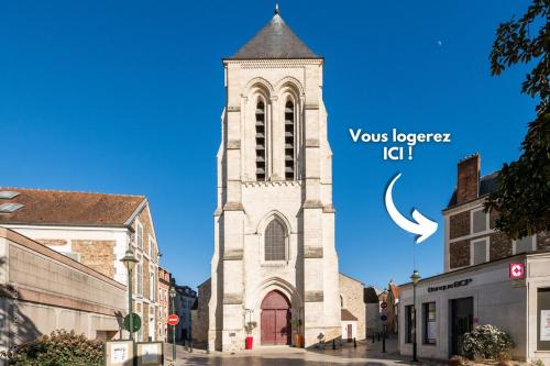 Fotografia z galérie ubytovania Vue cathédrale - Hypercentre - Charme Historique v destinácii Corbeil-Essonnes