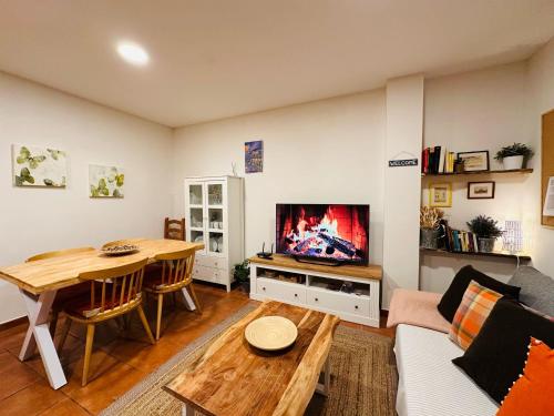 Ruang duduk di Apartamento Acogedor Pineta