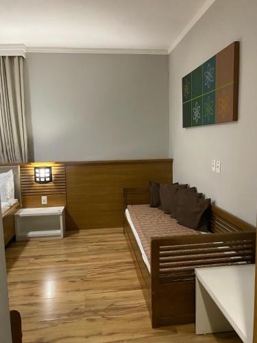 Χώρος καθιστικού στο Class Hotel Alfenas