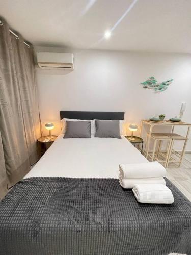 En eller flere senge i et værelse på Torremolinos Centro