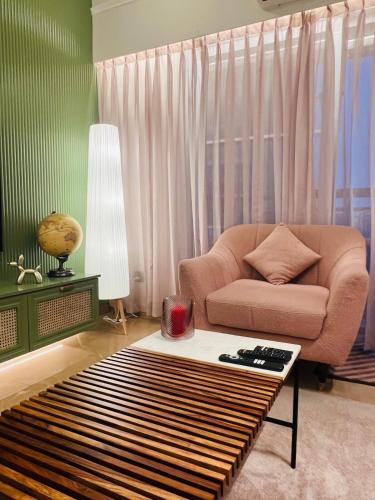 Posezení v ubytování Cozy 3 BHK fully furnished apartment in Cochin