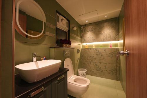 Koupelna v ubytování Cozy 3 BHK fully furnished apartment in Cochin
