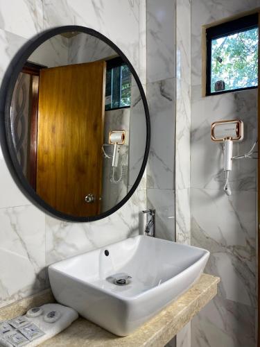 Ένα μπάνιο στο Doña Emilia Hotel Boutique