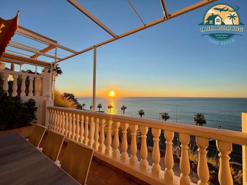 Seafront Townhouse with Stunning Mediterranean Views, community pool