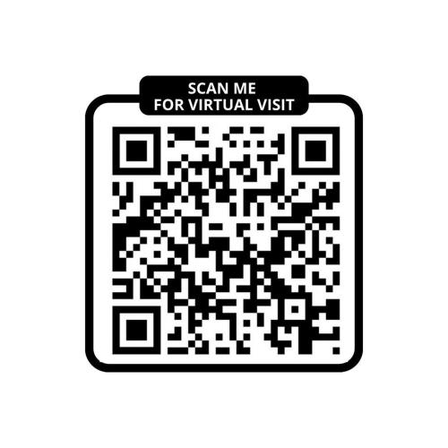 un code qr noir et blanc avec un signe dit envoyez-moi pour une visite virtuelle dans l'établissement Bluestay 25 - Charmant appartement à Paris 12, à Paris