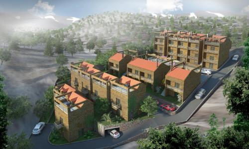 an artists rendering of the proposed building for the campus at Villetta di Faraya in Fārayyā