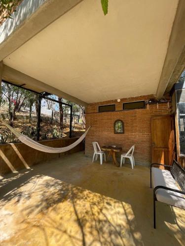 Balkón nebo terasa v ubytování Centro Sati Bungalow