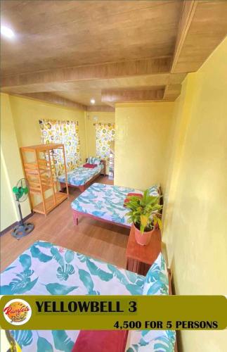 Postel nebo postele na pokoji v ubytování ramfels paradise hotel 1