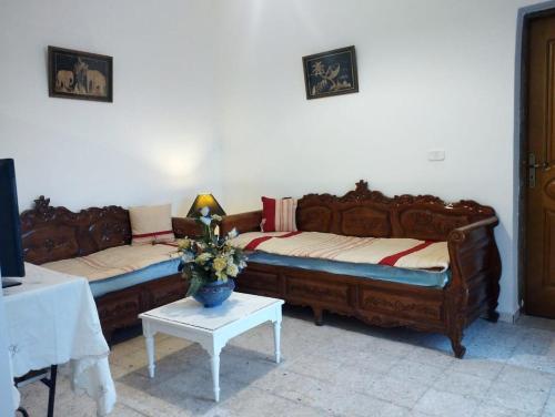 Llit o llits en una habitació de App corniche de Bizerte