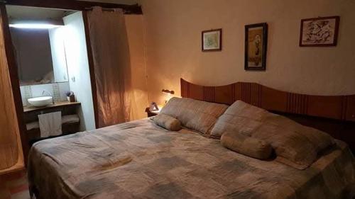 Katil atau katil-katil dalam bilik di Casona los Vega
