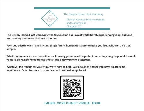 Certifikát, hodnocení, plakát nebo jiný dokument vystavený v ubytování Laurel Cove Chalet
