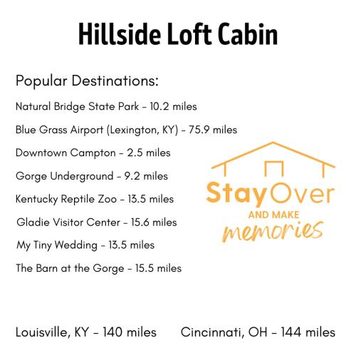 Gambar di galeri bagi Hillside Loft Cabin di Rogers