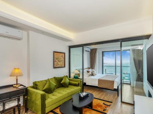 Χώρος καθιστικού στο Merton Holiday Inn