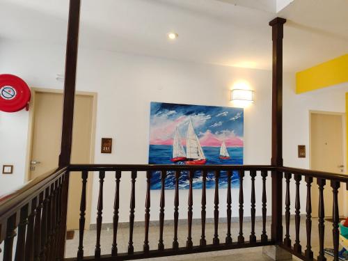 TV a/nebo společenská místnost v ubytování Hotel Aura by Woco Stays