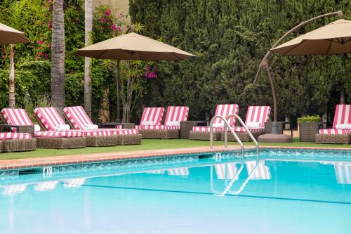 Bazén v ubytování Hollywood Hotel nebo v jeho okolí