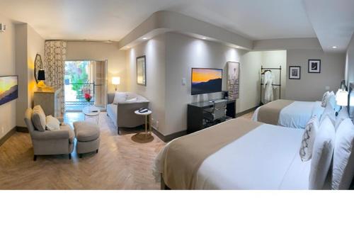 Postel nebo postele na pokoji v ubytování Hollywood Hotel