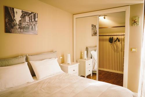 เตียงในห้องที่ B&B Porta San Marco