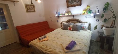 Postel nebo postele na pokoji v ubytování An-Du resort Stara Moravica