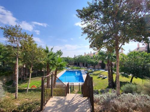 Bazén v ubytování Casa Rosa Hacienda Del Alamo nebo v jeho okolí