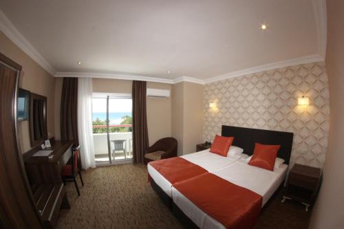 Hotel Billurcuにあるベッド