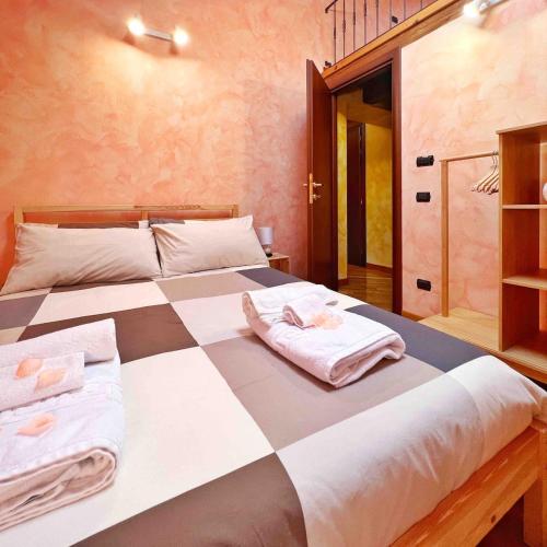 Posteľ alebo postele v izbe v ubytovaní La Locanda dei Fedeli di Vitorchiano