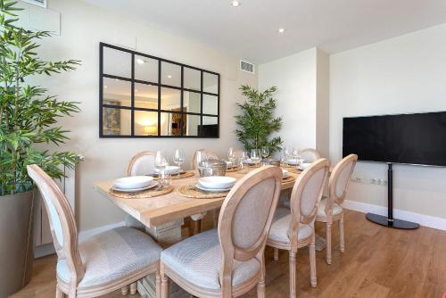 Et tv og/eller underholdning på Genteel Home Paseo de la Victoria