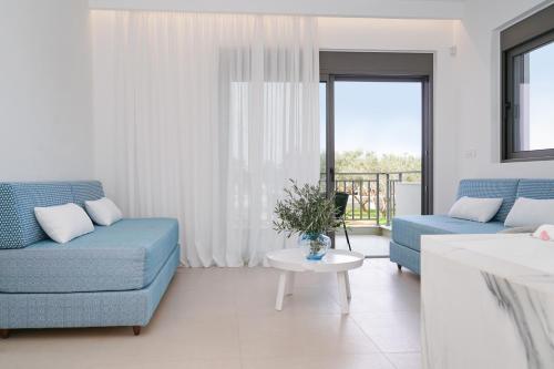 Posezení v ubytování Tersanas Mare Turquoise