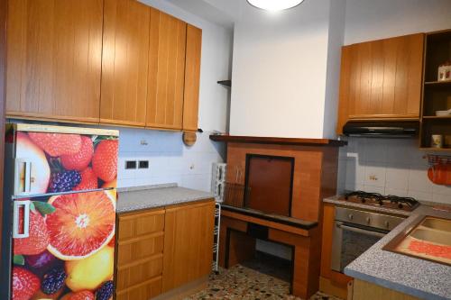 Dapur atau dapur kecil di SE151 Marzocca, comodo bilocale con terrazzo