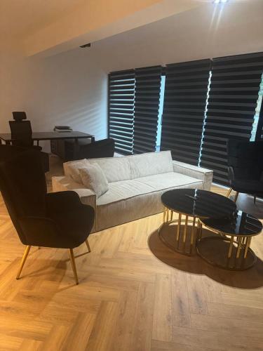 Posezení v ubytování Nicosia Delux