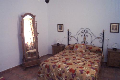 Una cama o camas en una habitación de Casa Víctor