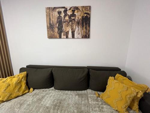 Ein Sitzbereich in der Unterkunft Vlasic Apartmani LENA