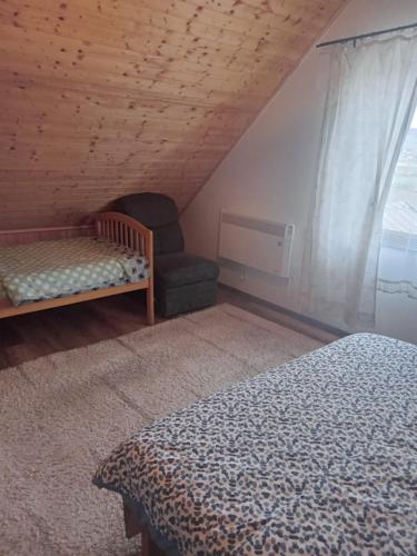 Postel nebo postele na pokoji v ubytování Cabana Dori