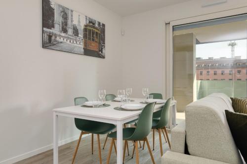 Posezení v ubytování Suites in Financial District 4 pax