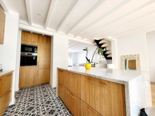 Η κουζίνα ή μικρή κουζίνα στο Comfort House, Proximity to Sea and Style