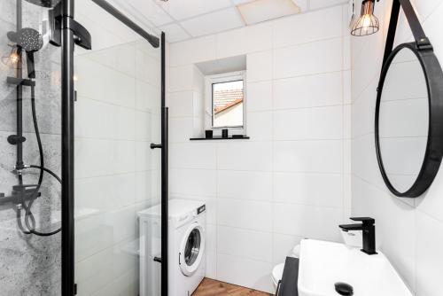 Ένα μπάνιο στο Horizon Park Aparthotel