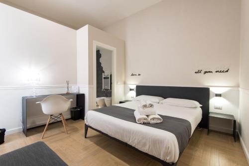 Postel nebo postele na pokoji v ubytování Five Boutique Rooms