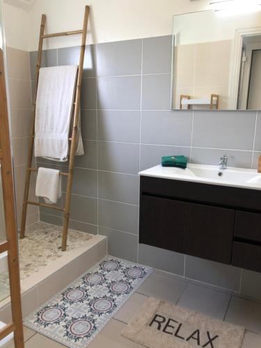 Koupelna v ubytování Beau T4 refait à neuf proche plage