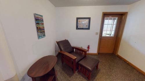 Posezení v ubytování Moonbeam Chalet