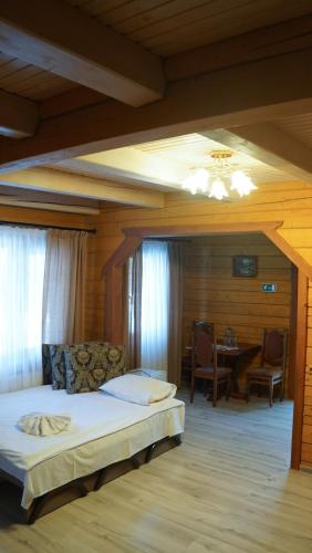 Letto o letti in una camera di Karpatski Dzherela