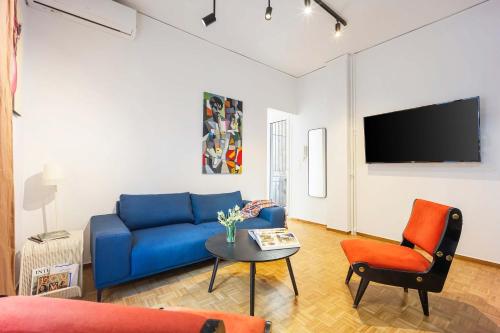 Stylish Apartment in Thissio l Dedicated Workspace