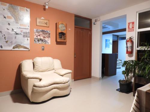 Χώρος καθιστικού στο Kuelap Guest House