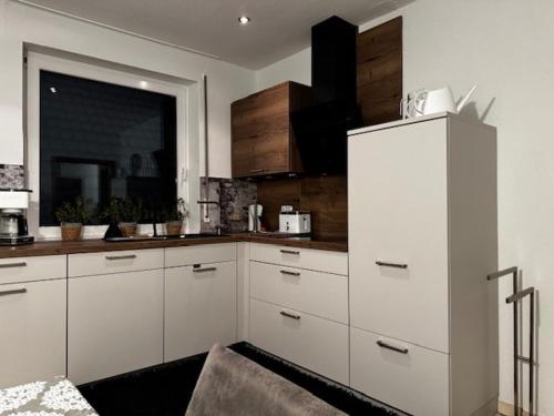 Dapur atau dapur kecil di Ferienhaus Willenborg oben