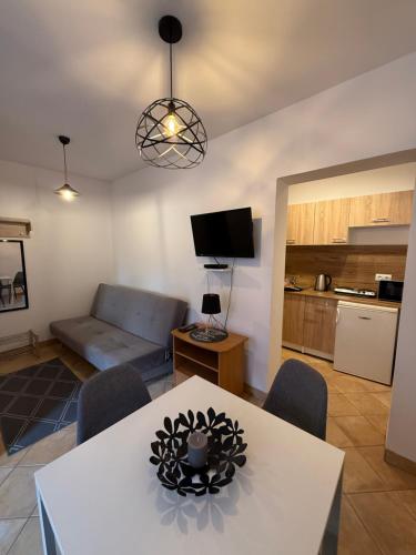 Dapur atau dapur kecil di Apartament u Eli 2